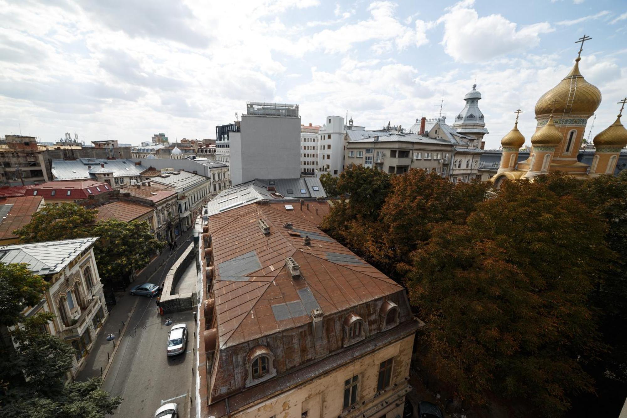 Rooftop Apartment Street Doamnei Bucarest Extérieur photo
