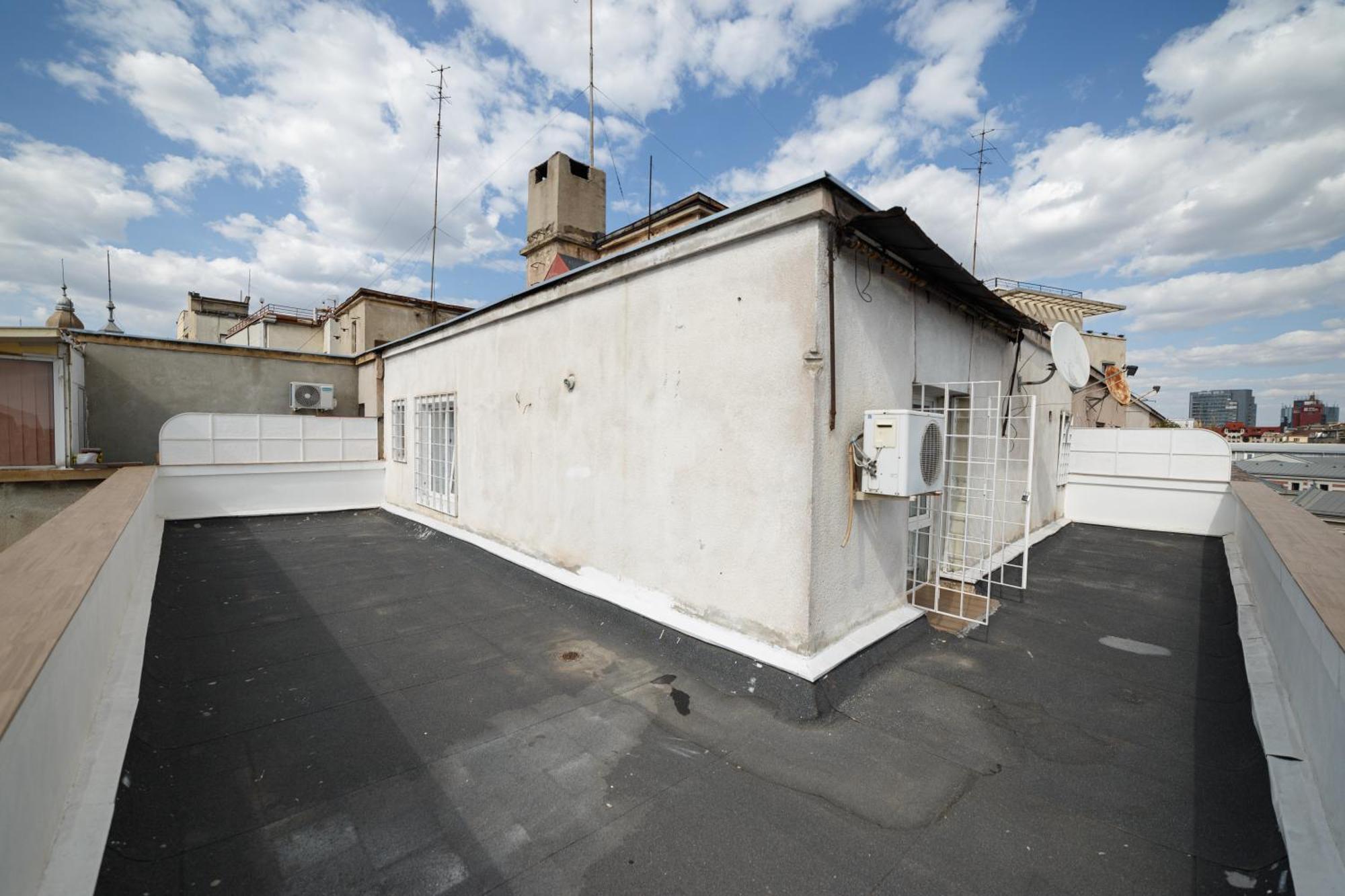 Rooftop Apartment Street Doamnei Bucarest Extérieur photo