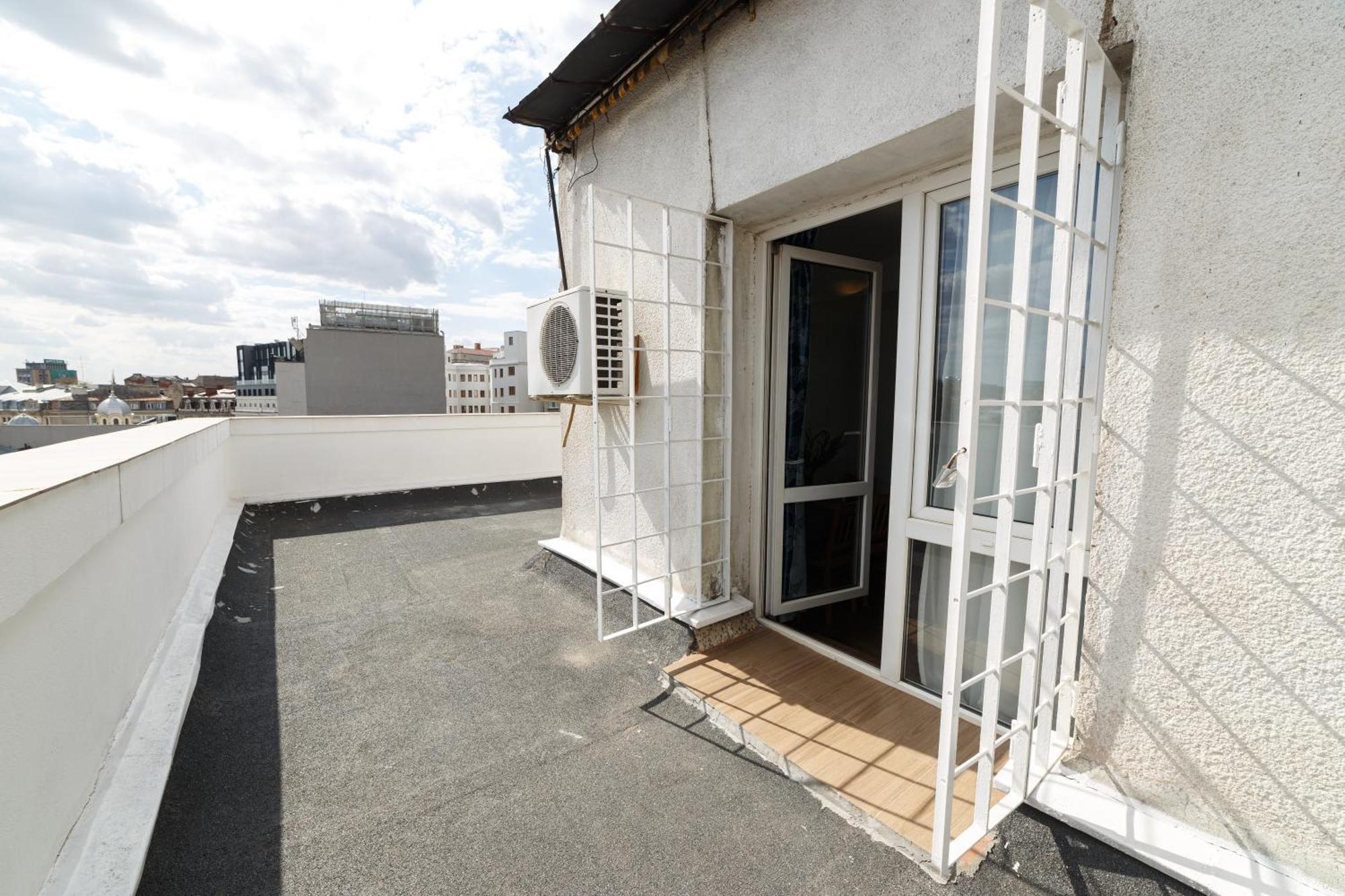 Rooftop Apartment Street Doamnei Bucarest Extérieur photo